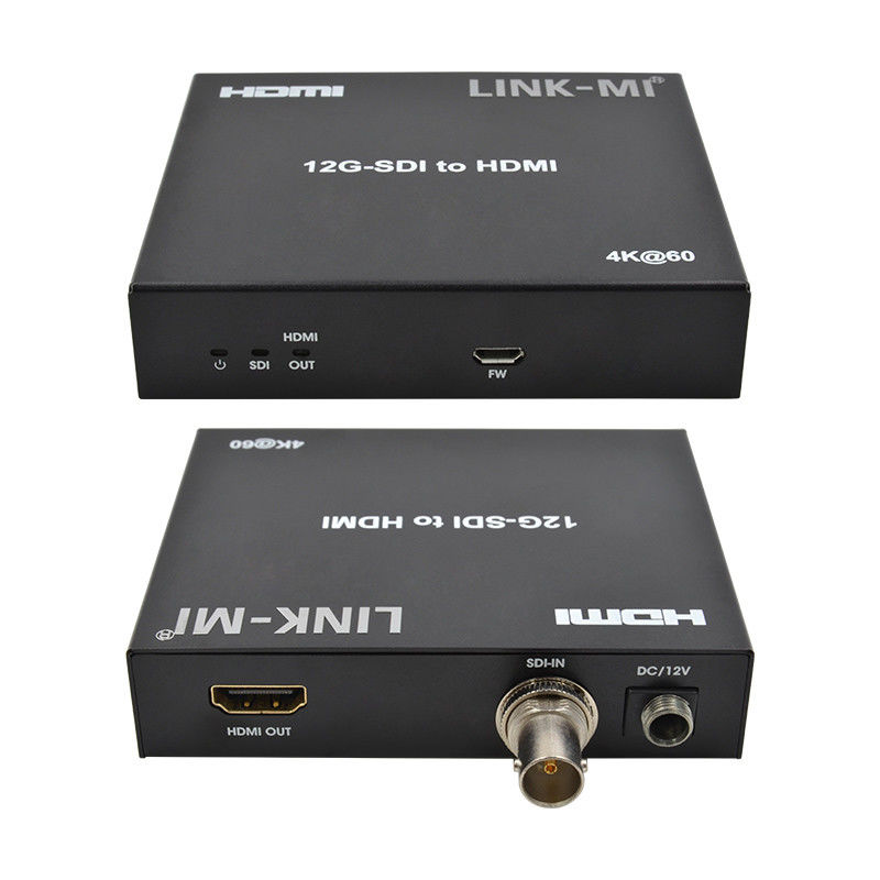 Hỗ trợ chuyển đổi video 12G 6G 3G SDI sang HDMI YUV4:22 tối đa 120m