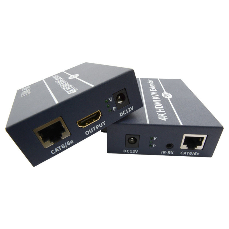 120m 4K KVM Extender HDMI Over Cat 6 / Cat6e Cable cho chuột bàn phím