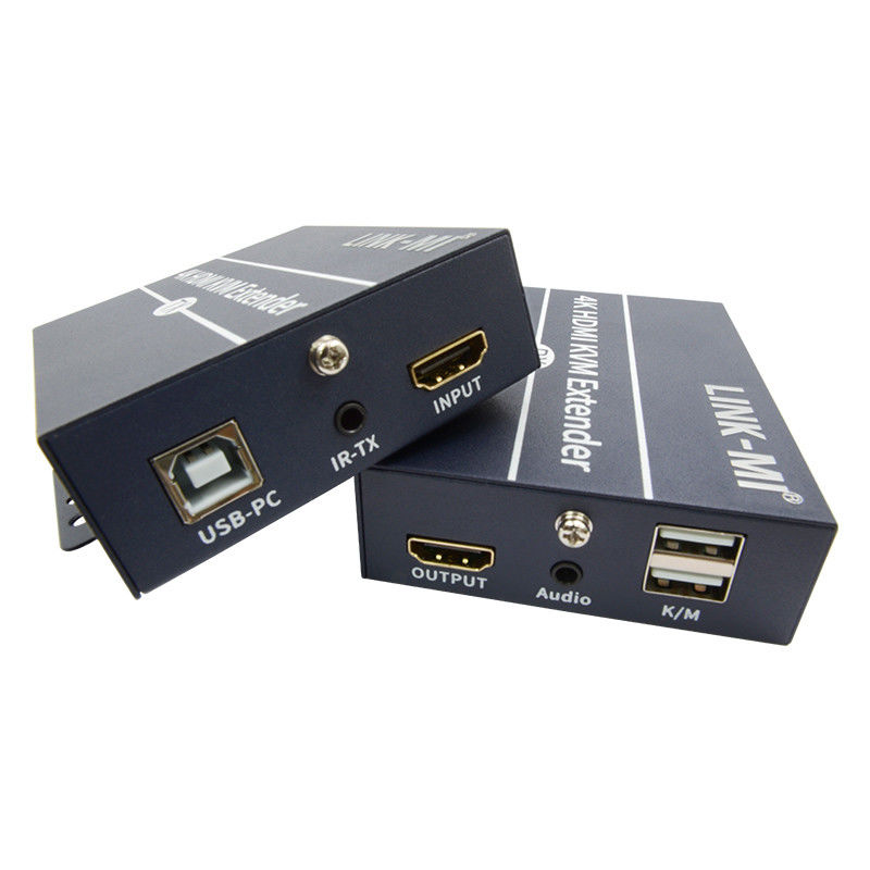 120m 4K KVM Extender HDMI Over Cat 6 / Cat6e Cable cho chuột bàn phím