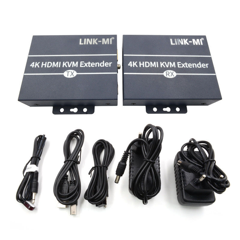 120m 4K KVM Extender HDMI Over Cat 6 / Cat6e Cable cho chuột bàn phím