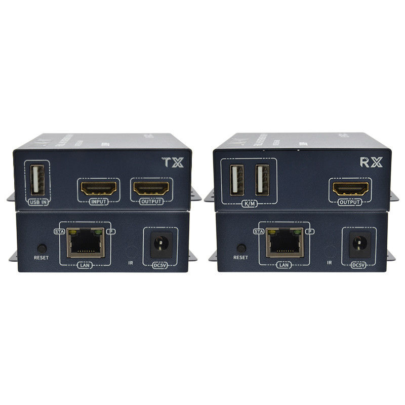 200M 1080p HDMI KVM Extenderhdmi HDMI qua TCP/IP với Loop Out Point To Multi Point