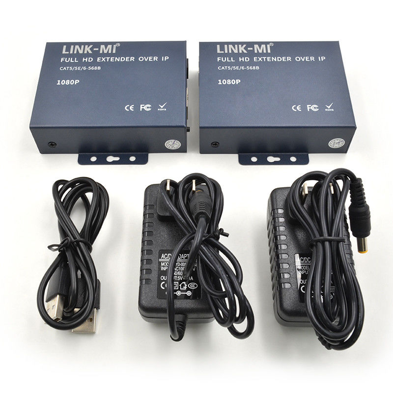 200M 1080p HDMI KVM Extenderhdmi HDMI qua TCP/IP với Loop Out Point To Multi Point