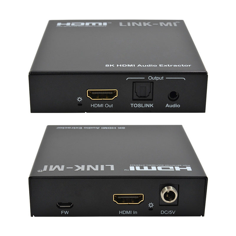 Máy thu âm HDMI 2.1 Audio Splitter 4k Hỗ trợ 8K 60Hz YUV4:2:0 CEC