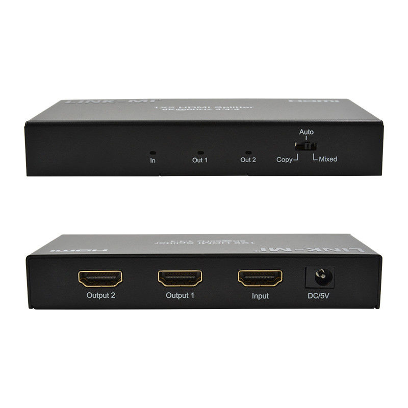 48Gbps HDMI Splitter 8k 1x2 HDMI Extender hỗ trợ Downscaler HDR10 EDID HDCP2.2