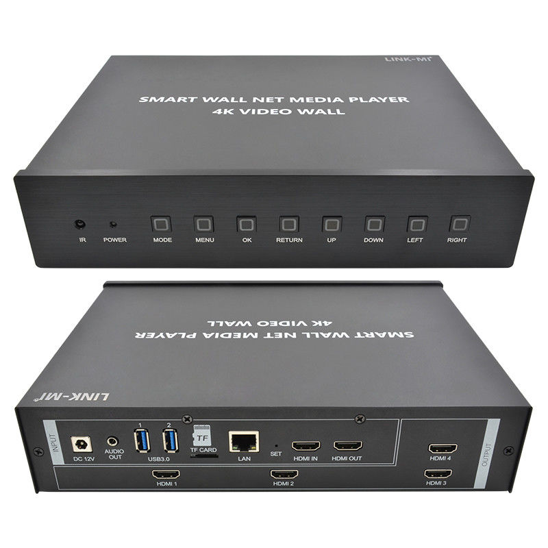 HDMI 2X2 4K Video Wall Controller Media Player TV Wall Processor Cho 4 TV