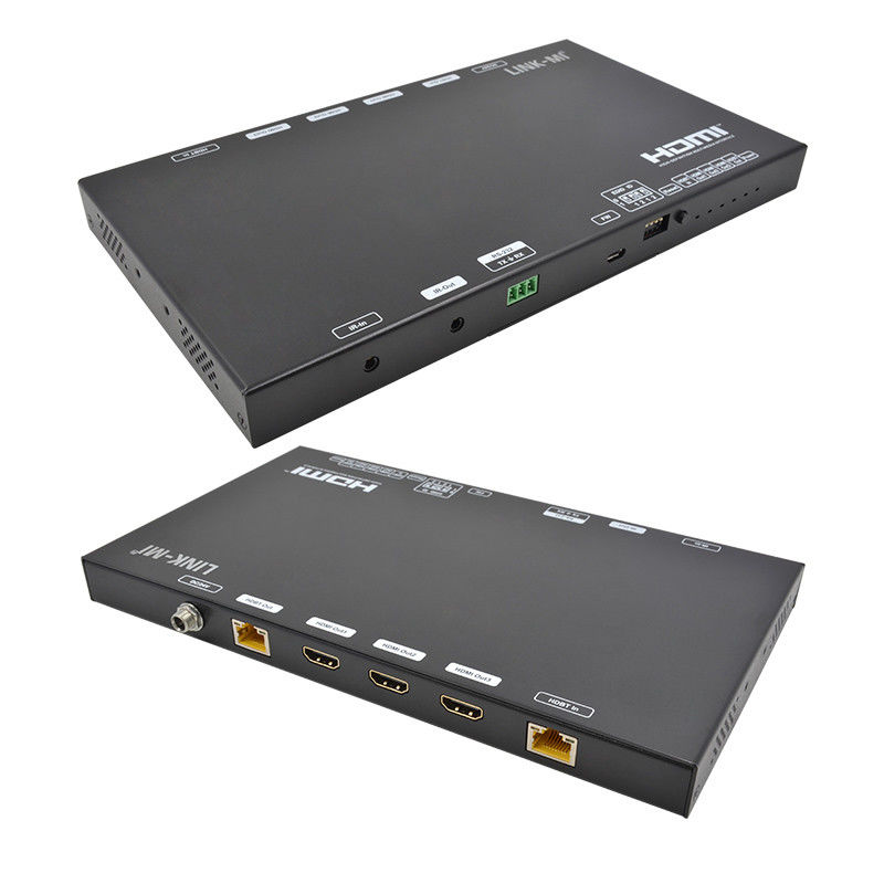 HDMI Extender 70M AV Over IP Với HDMI Loop Out IR RS232 Đối với 4K60Hz Video Repeater