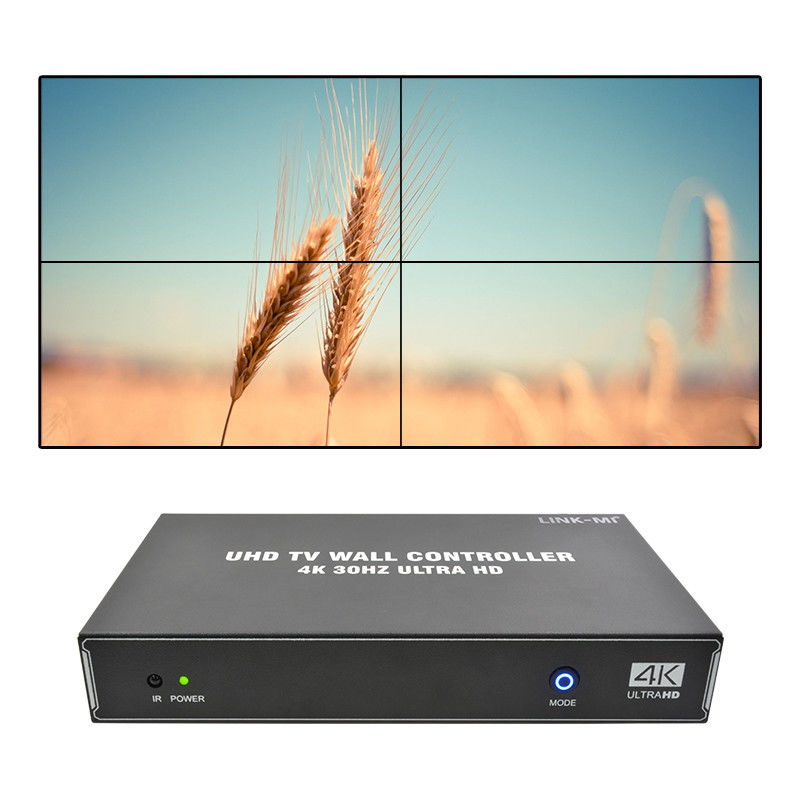 1X4 1X3 1X2 4K Video Wall Controller 30Hz 4 kênh HDMI TV Video Wall Processor 2x2