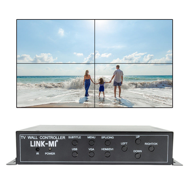 2X2 HDMI Video Wall Controller Hỗ trợ 1X4 1X3 1X2 TV Splicing Box cho 4 màn hình