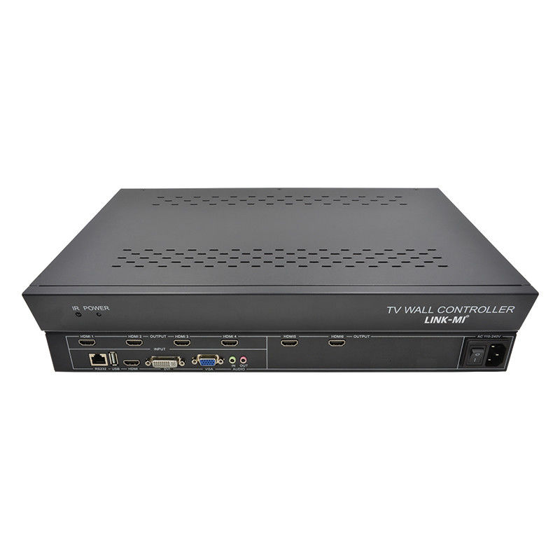 6 kênh HDMI Video Wall Controller 2X3 LED Wall Controller cho 6 TV Splicing