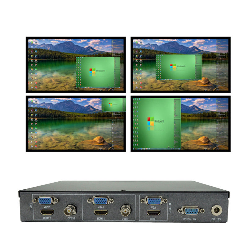 PIP POP 4k 60hz Hdmi Switcher 2x1 Multiviewer Bất kỳ hình ảnh nào Zoom In / Out 1080P