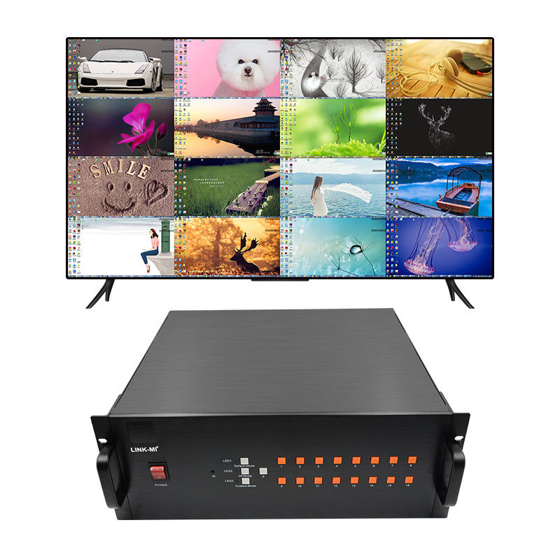 16 kênh Video HDMI Multi Viewer VGA BNC Signal Input 1080P 16X1 HDMI Switch