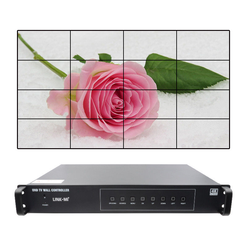 Bộ điều khiển tường video 4K 4X4 HDMI 16 đầu ra HDMI Image Rotation Video Wall Processor