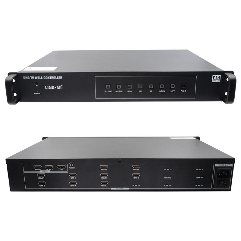 Bộ xử lý tường video 3x3 4K với quay hình ảnh Roaming Window Controller 3x3 4k