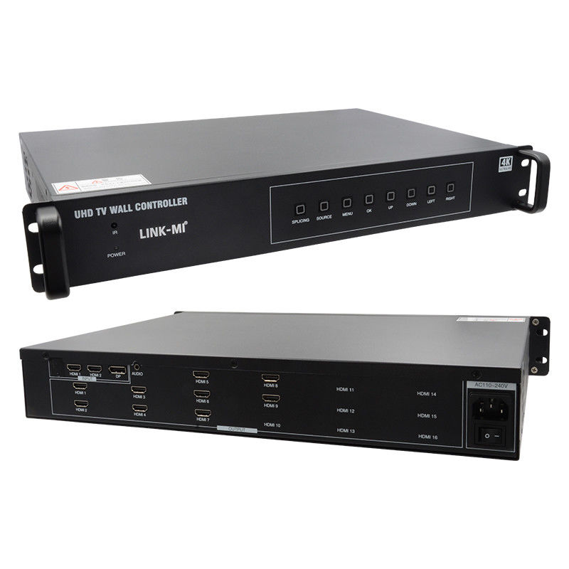 Bộ xử lý tường video 3x3 4K với quay hình ảnh Roaming Window Controller 3x3 4k