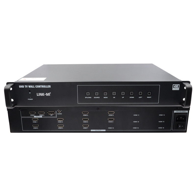 Bộ xử lý tường video 3x3 4K với quay hình ảnh Roaming Window Controller 3x3 4k