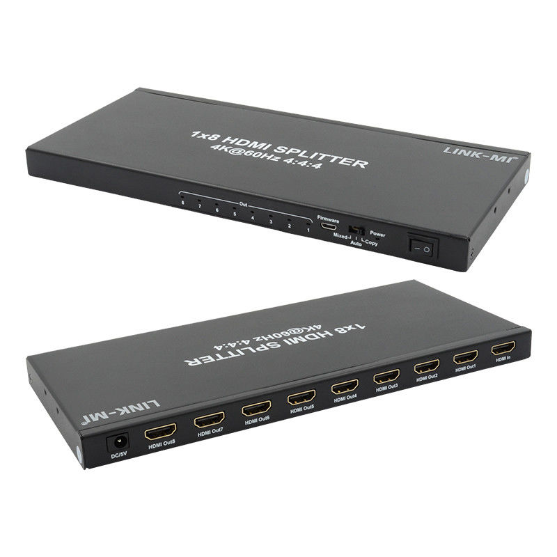 1/8 4K HDMI Splitter 1 In 8 Out 60Hz 3D 18G Video Audio Splitter cho 8 màn hình