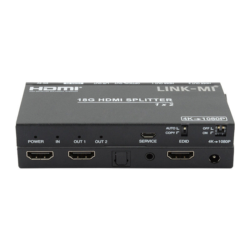 4K 2.0b 2 cổng HDMI Splitter 4 HDCP 2.2COPY AUTO EDID Hdmi Audio Video Extract