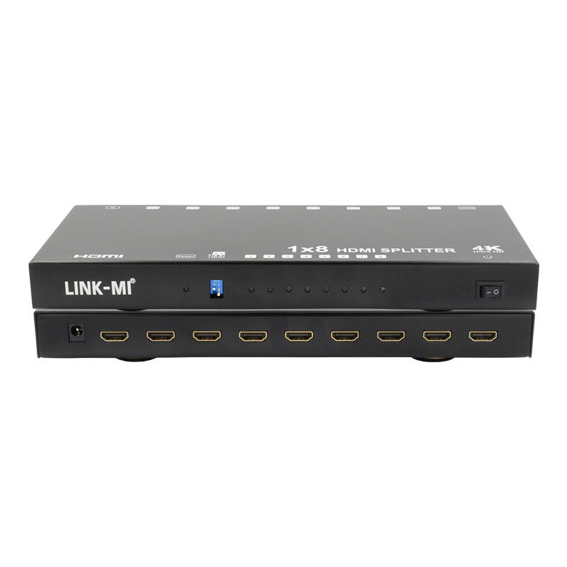 8 cổng 4K HDMI Splitter Video Splitter 3d EDID 1 In 8 Out Duplicator cho 8 TV