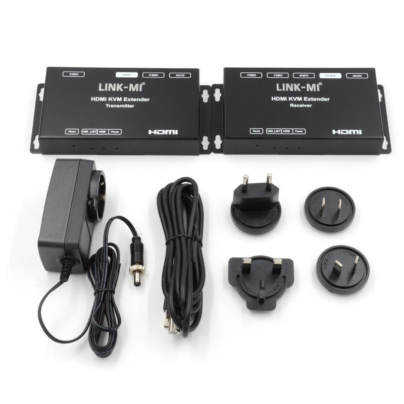 50M HDMI USB KVM Extender Up 50m 100m Hỗ trợ USB2 POC kép0