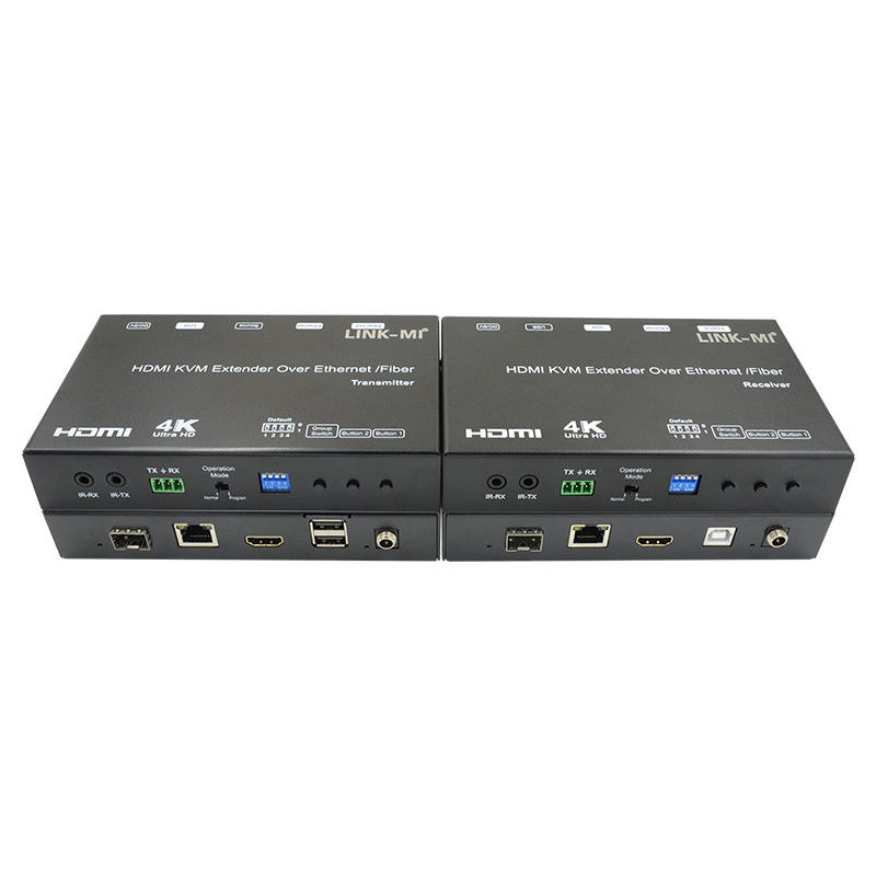 4K AV Over IP Sợi HDMI KVM Extender Hỗ trợ Unicast Multicast Với USB RS232