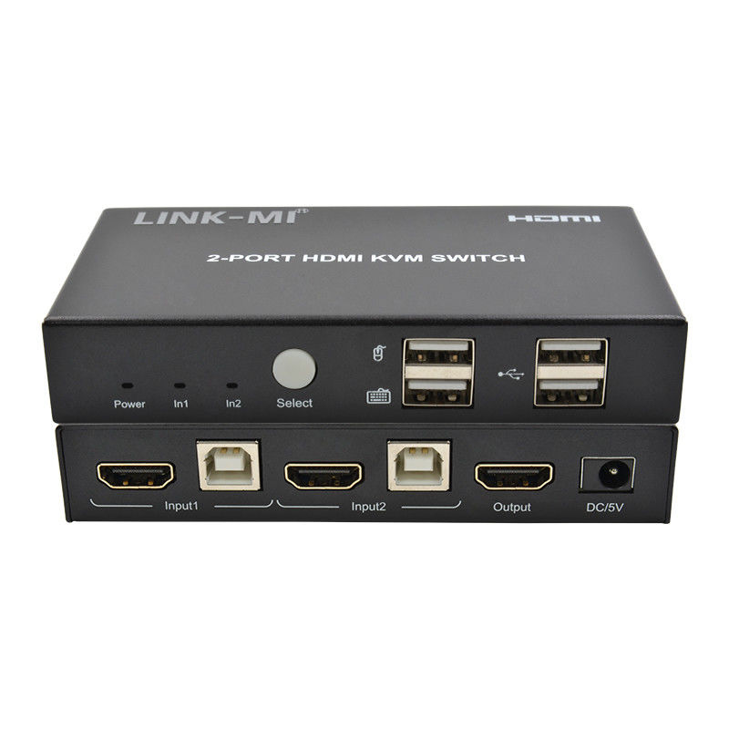 4K 2Port HDMI KVM Switch Hỗ trợ cổng USB loại B 4K 30Hz