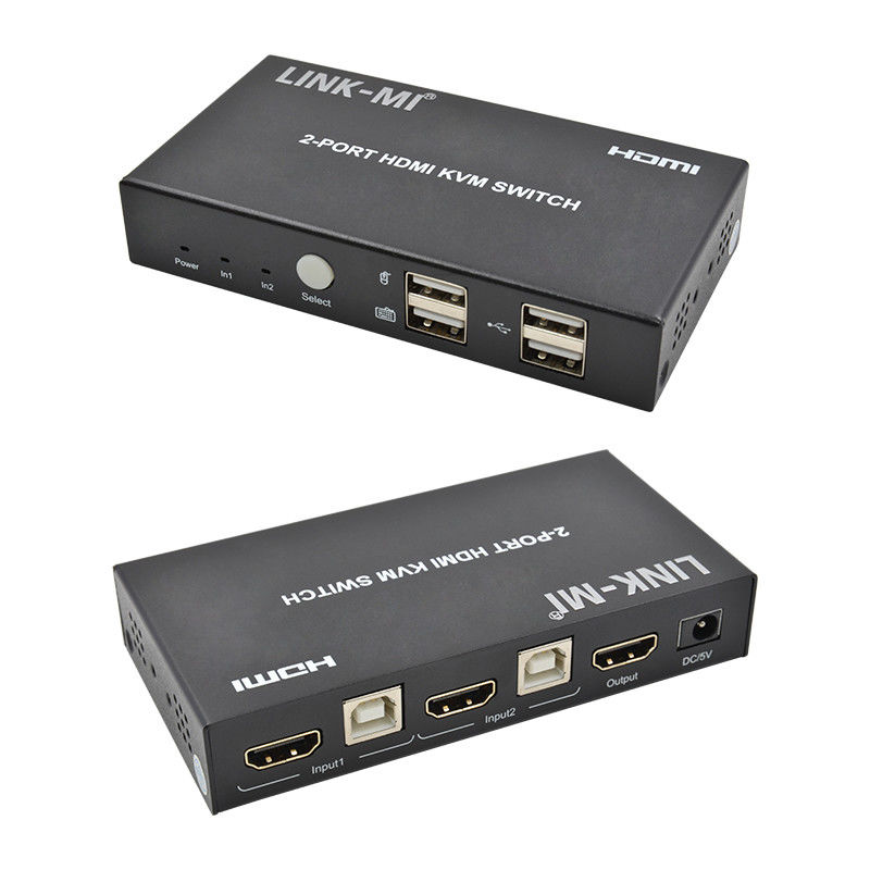 4K 2Port HDMI KVM Switch Hỗ trợ cổng USB loại B 4K 30Hz