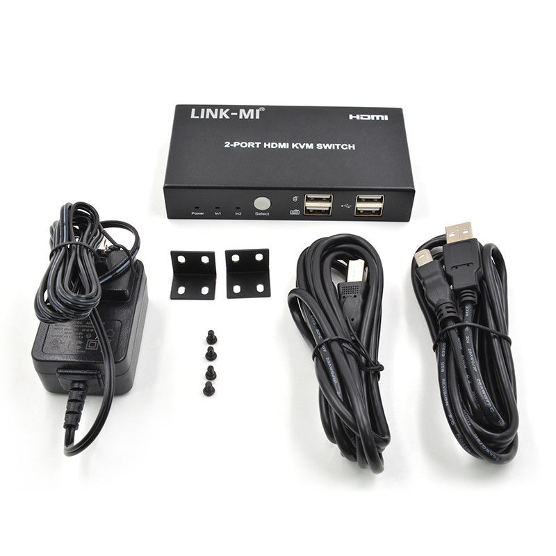 4K 2Port HDMI KVM Switch Hỗ trợ cổng USB loại B 4K 30Hz