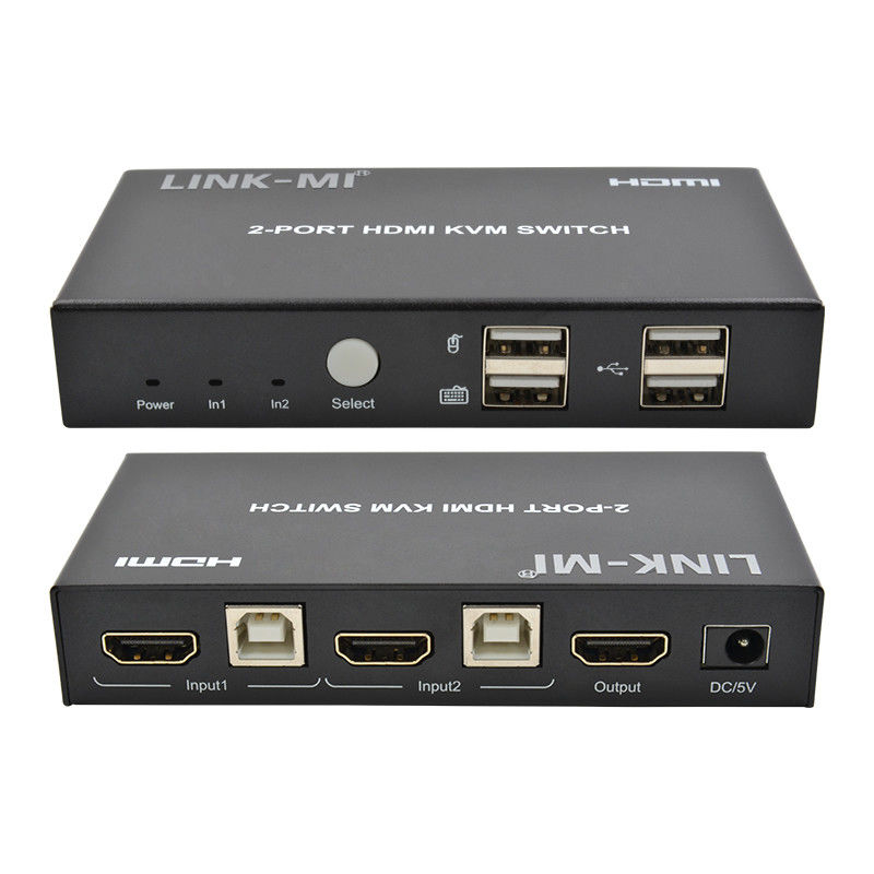 4K 2Port HDMI KVM Switch Hỗ trợ cổng USB loại B 4K 30Hz