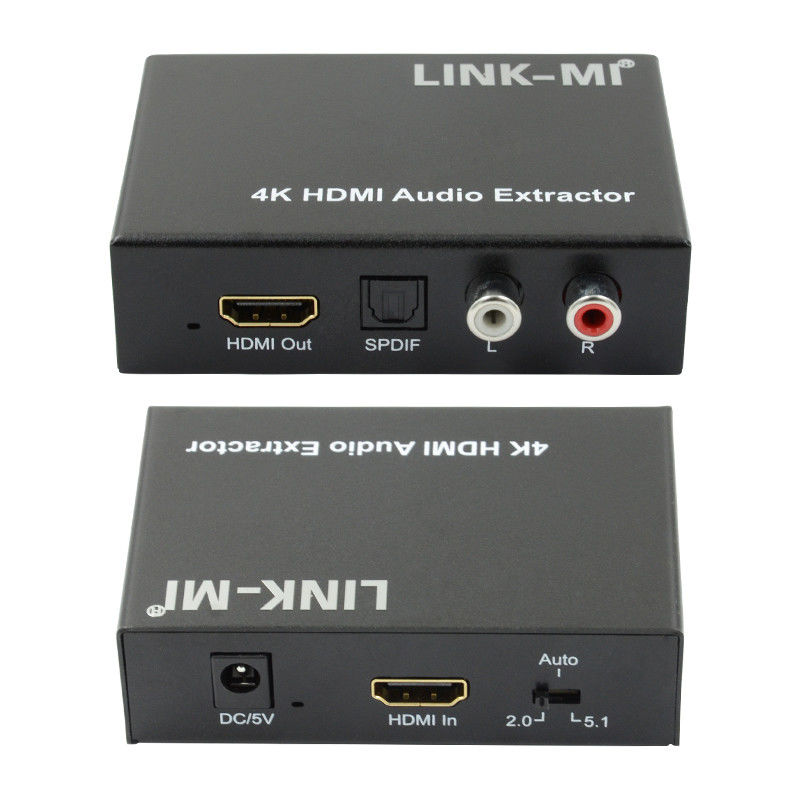 2K 4K HDMI Audio Extractor cho Apple TV Blu-Ray Player Hỗ trợ 3D EDID