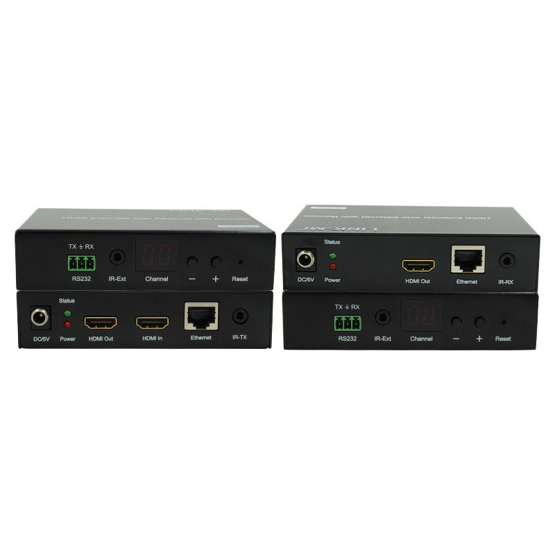120M HDMI Extender Phân phối qua IP Extender với LED Remote RS232 AV Over IP