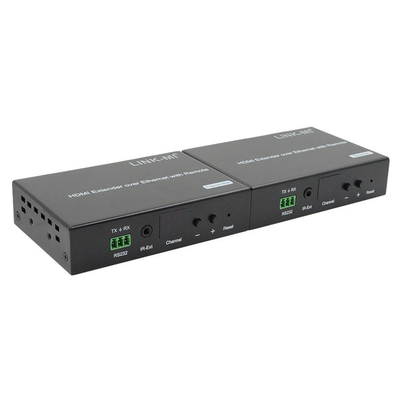 120M HDMI Extender Phân phối qua IP Extender với LED Remote RS232 AV Over IP