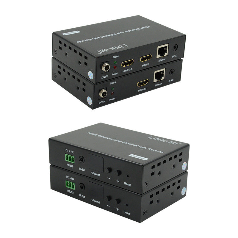 120M HDMI Extender Phân phối qua IP Extender với LED Remote RS232 AV Over IP