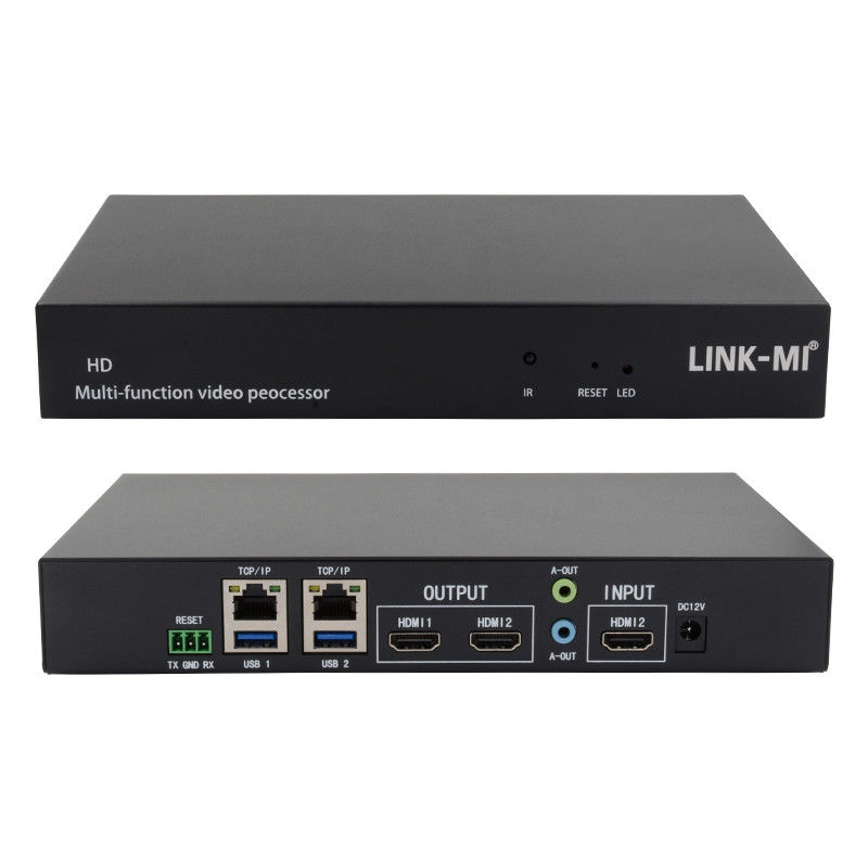 Nhiều ngôn ngữ RS232 HDMI Video Wall Controller HD Caption Adder Bộ xử lý video HDMI
