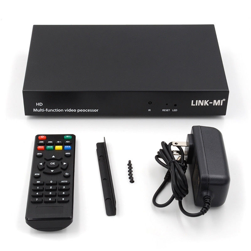 Nhiều ngôn ngữ RS232 HDMI Video Wall Controller HD Caption Adder Bộ xử lý video HDMI