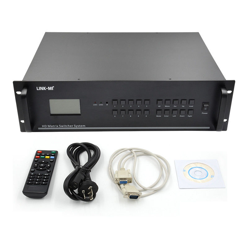 16 In 16 Out HDMI Matrix Switch 4K 16X16 Video Matrix Hỗ trợ đầu vào tín hiệu VGA DVI SDI