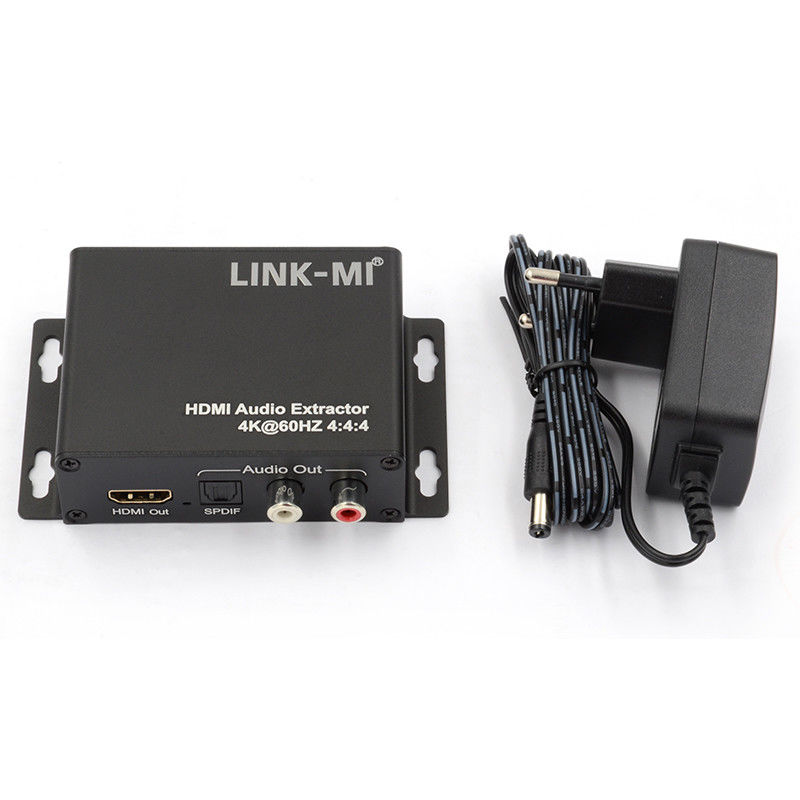 18Gbps 4K 1080P HDMI Audio Extractor hỗ trợ EDID 3D cho máy thu vệ tinh Apple TV