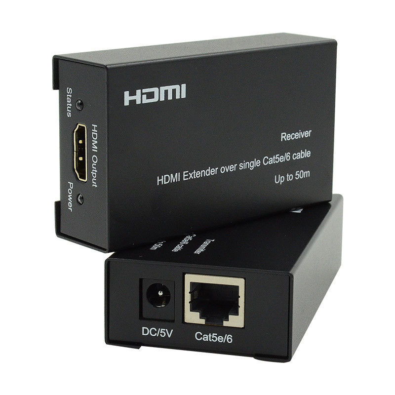 1080i SDI Extender 50m HDMI Over Cat6 Cat5eCable Với hỗ trợ chức năng EDID 1080P
