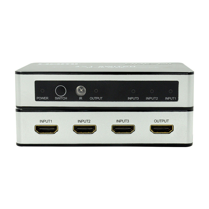 4K2K HDMI Switch 3x1 HDMI Splitter 5V 1A Hỗ trợ PIP 3D 3 đến 1 Video Switch