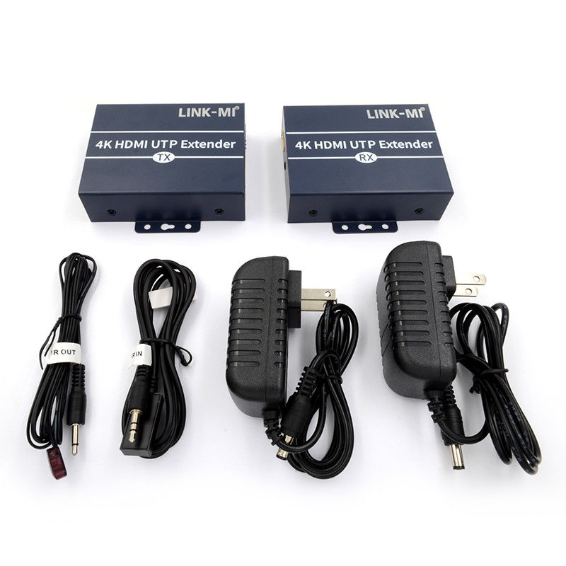 120m 4K HDMI Extender Over Cat6 Cat6e Cable Với HDMI Loop Out IR Control