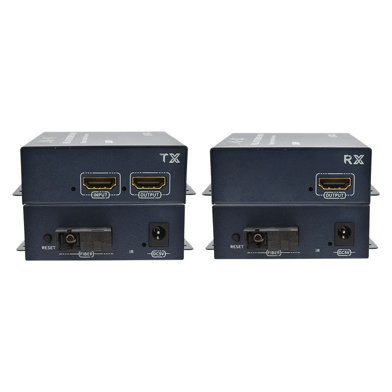 20KM HDMI Extender Over Fiber với Loop Out cho mô-đun SC / FC Fiber 1080P