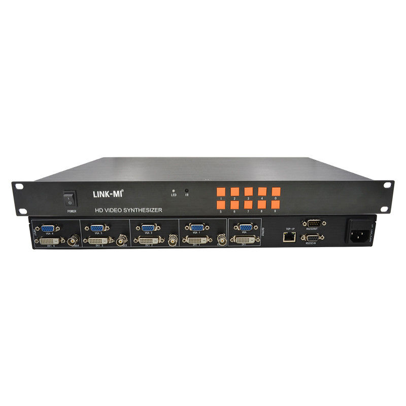 HD 4x1 HDMI Multi Viewer TCP / IP 1080P Hardware Video Synthesizer RS232