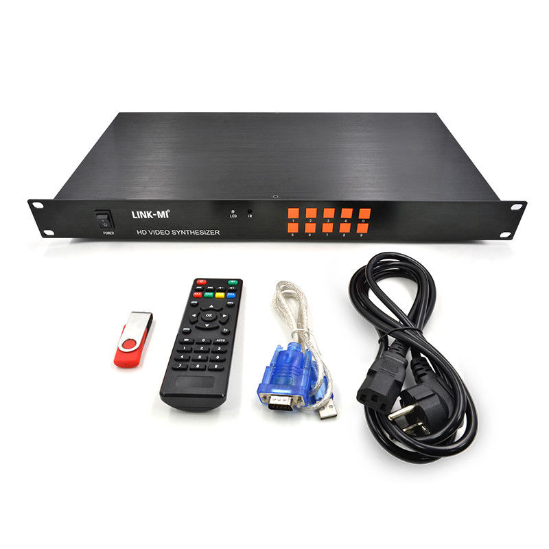 HD 4x1 HDMI Multi Viewer TCP / IP 1080P Hardware Video Synthesizer RS232