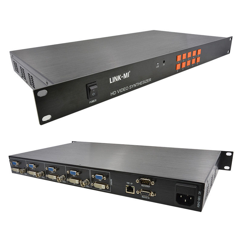 HD 4x1 HDMI Multi Viewer TCP / IP 1080P Hardware Video Synthesizer RS232