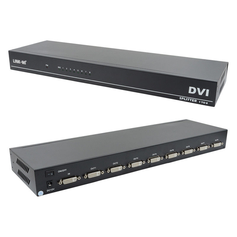 DVI D 29pin Video HDMI Switch Đàn bà HDMI Splitter 1 In 8 Out 4k