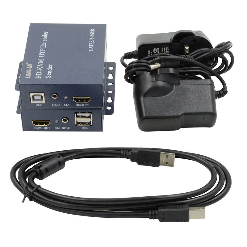 HD-KVM 200m HDMI Extender hỗ trợ độ phân giải video lên đến 1920×1080 60Hz