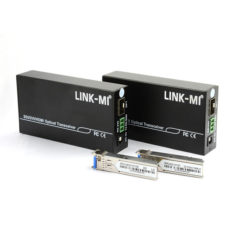 1550/1310nm Fiber Full HD Optical Transmitter and Receiver với đầu vào âm thanh 3,5 mm