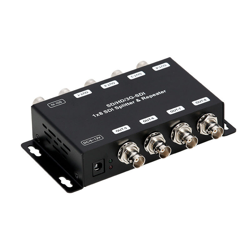 LM-SDI-108B 1 đến 8 SD / HD / 3G-SDI Bộ khuếch đại phân phối lặp lại với 75 ohm Kháng