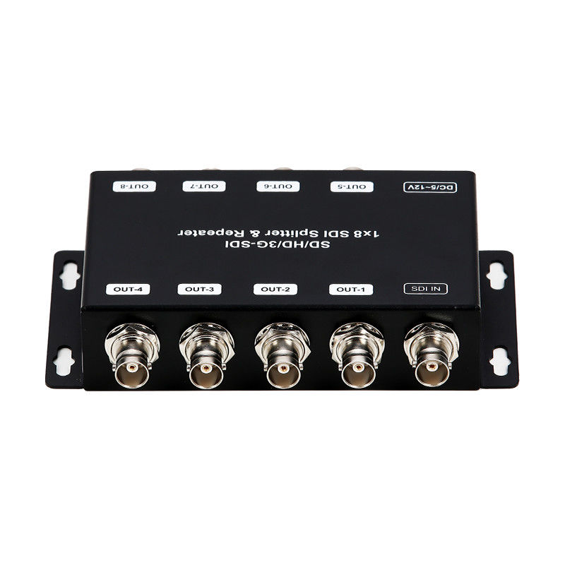 LM-SDI-108B 1 đến 8 SD / HD / 3G-SDI Bộ khuếch đại phân phối lặp lại với 75 ohm Kháng