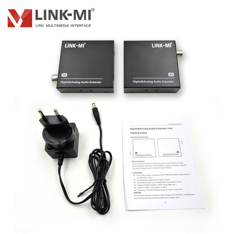 Máy mở rộng âm thanh 500M Bộ giải mã âm thanh HDMI với HDCP 2.3 1.x và Tỷ lệ lấy mẫu 192KHz